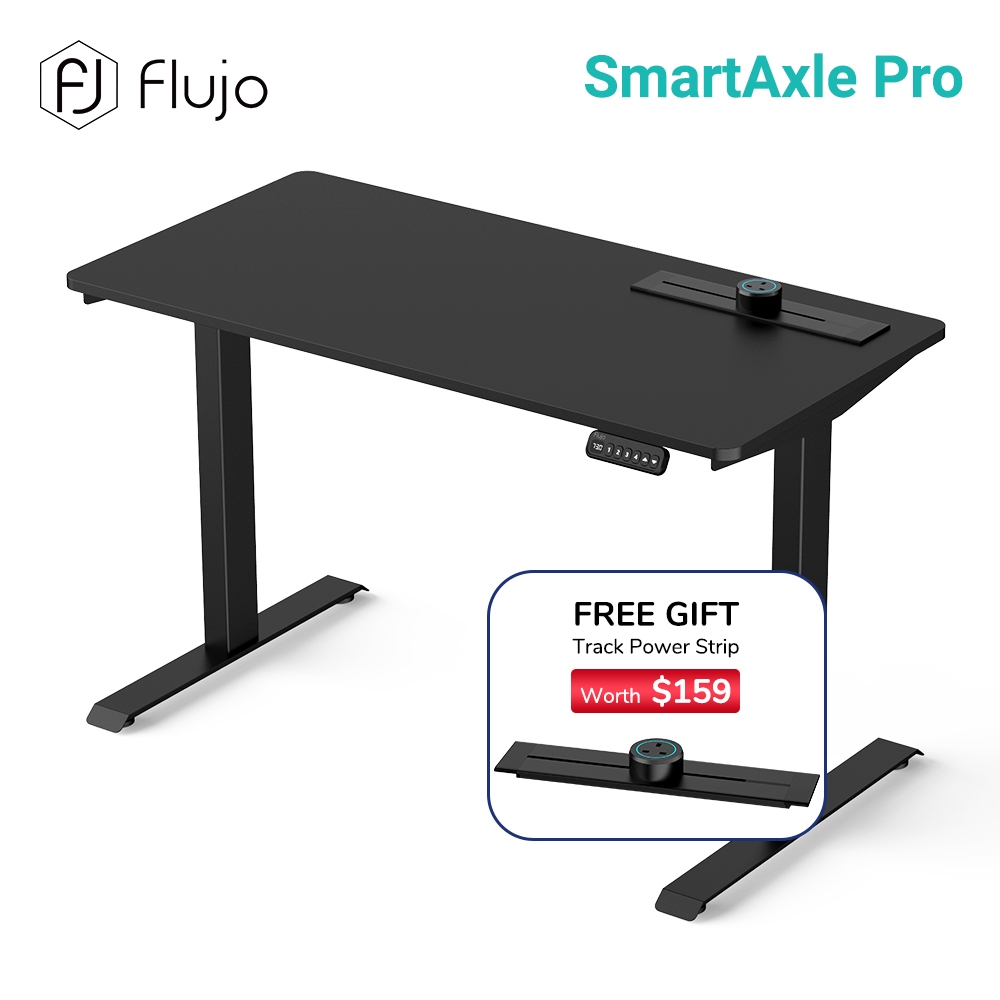 Flujo SmartAxle Pro Dual Motor Ergonomic Standing Desk: Height ...