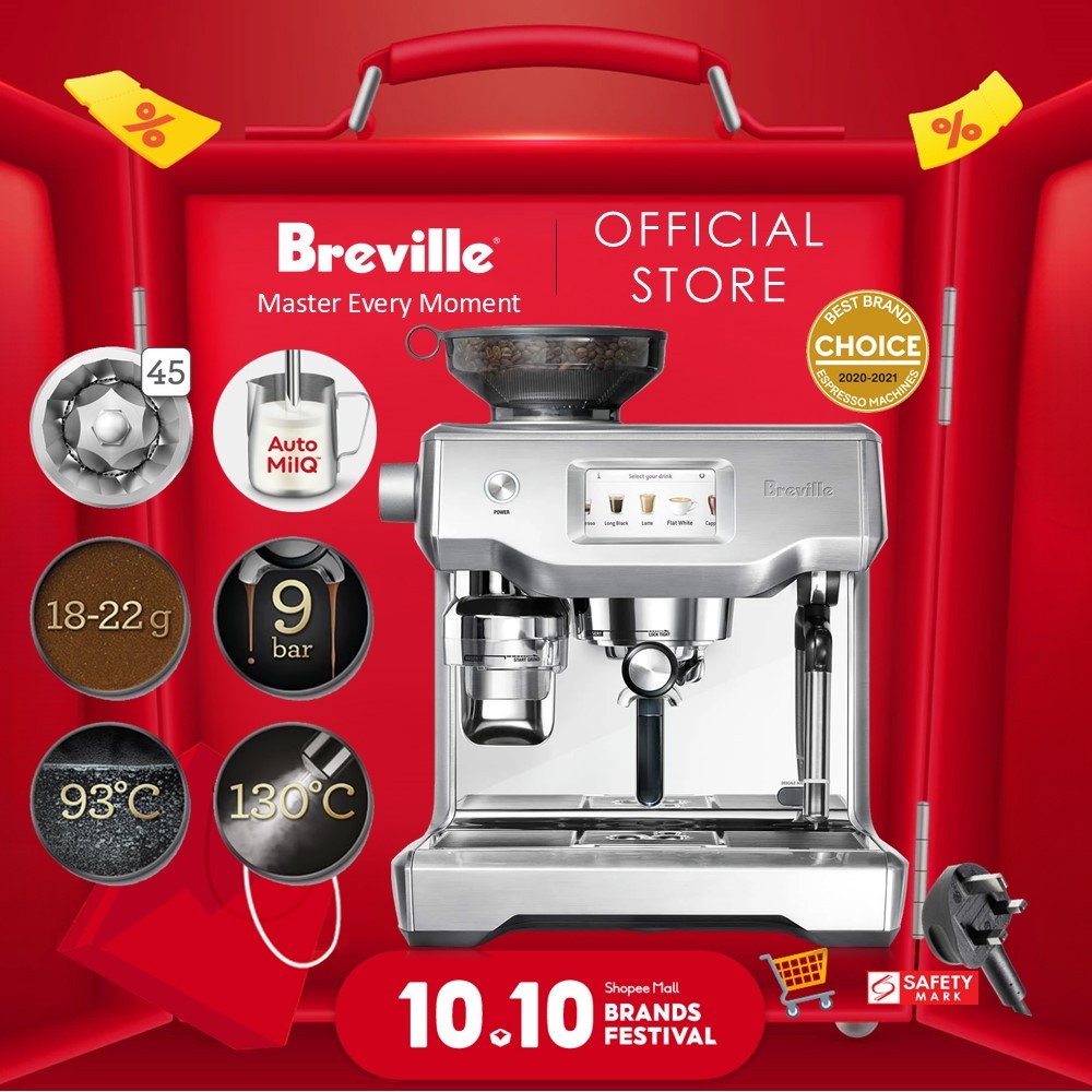 Breville the Oracle Touch Espresso Machine BES990BSS Shopee Singapore