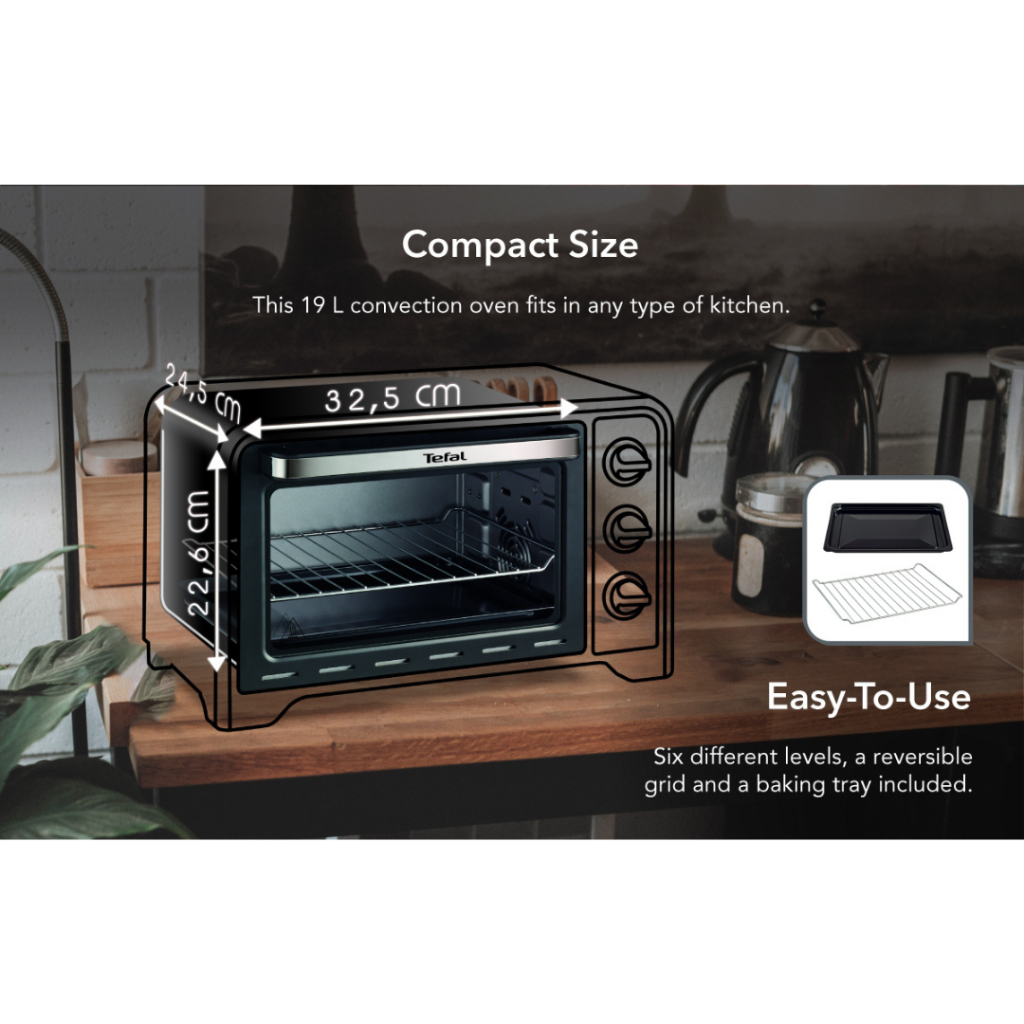 Tefal Oven Optimo 19L OF4448 Shopee Singapore
