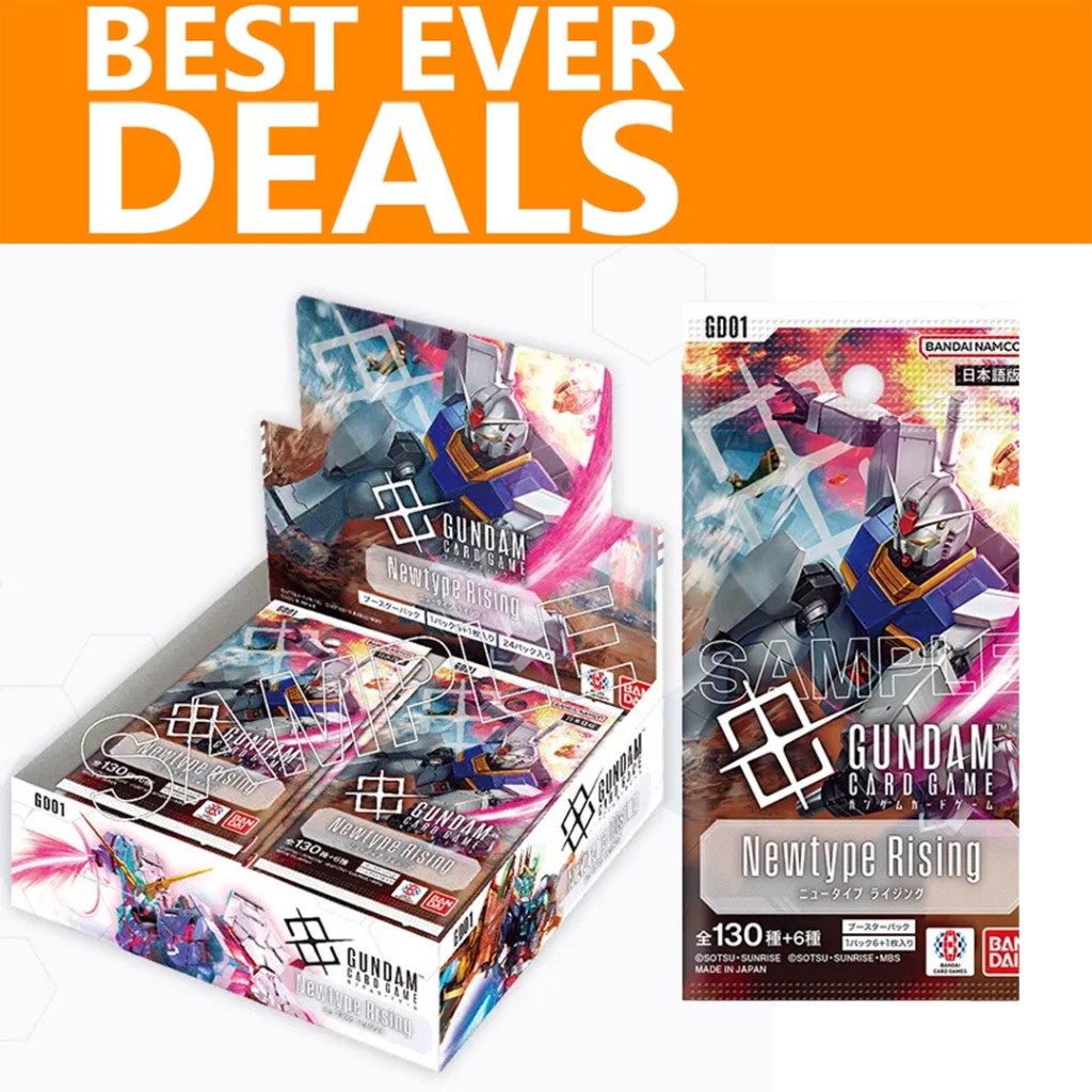 Newtype Rising GD01 Gundam TCG Booster Box Japanese | Shopee Singapore