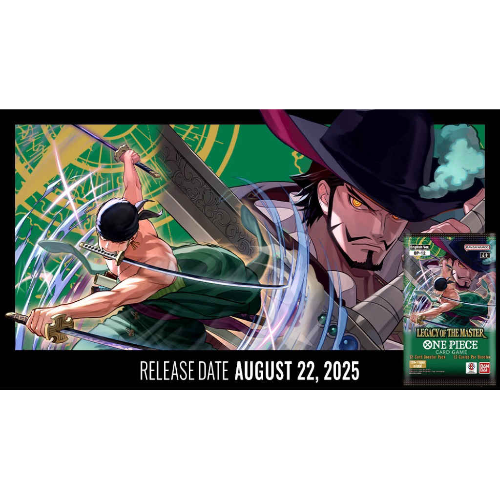 ENGLISH VERSION) One Piece card game OP-12 Legacy of the master