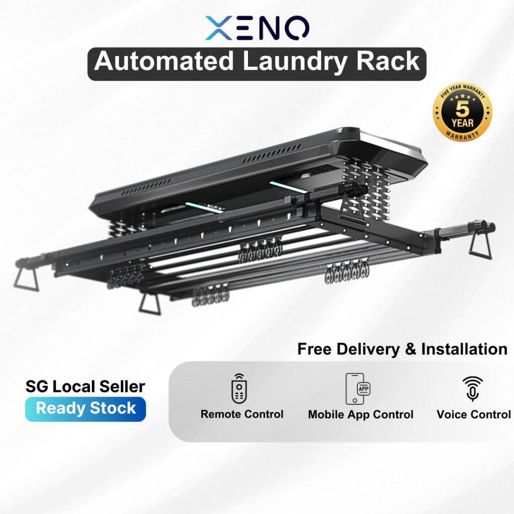 XENO Automated Laundry Rack | Laundry Rack Automated System SG | FREE ...