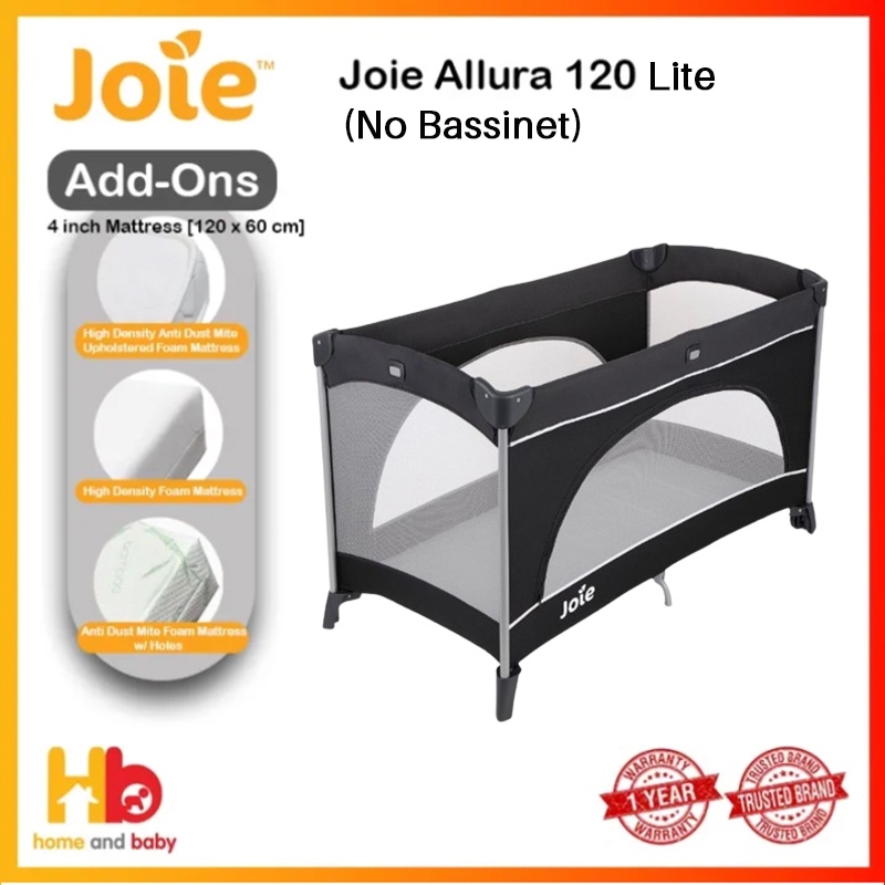 Joie allura mattress size best sale