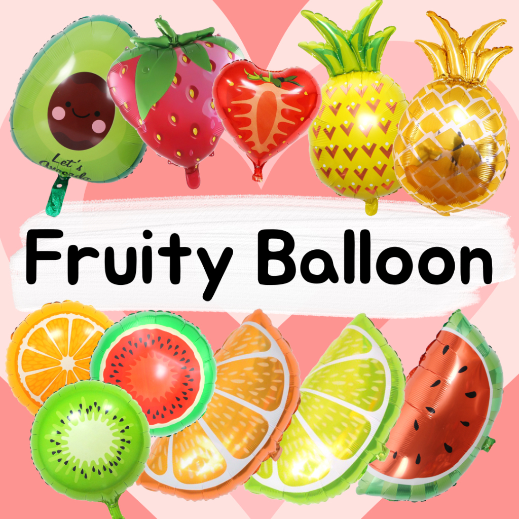 [SG Instock] Fruit Balloon Party Decoration Balloons Pineapple ...