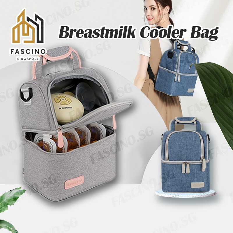 【SG】Breastmilk Cooler Bag Lightweight Baby Milk Backpack Mummy Bag For ...
