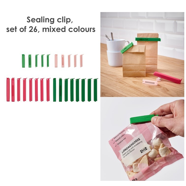 Chip Clip Fashion :: Bags :: Ikea Bevara Bag Sealing Clips 30 Pack