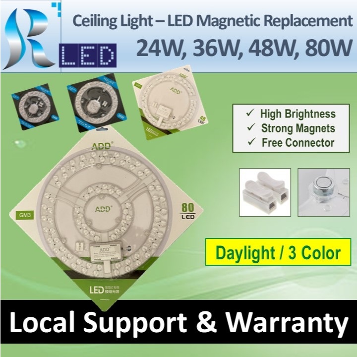Ceiling Light - Magnetic LED Module / Replacement | Shopee Singapore