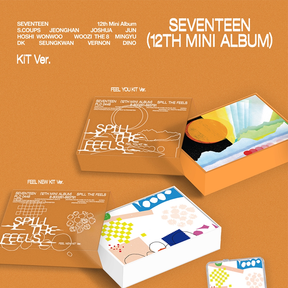 SEVENTEEN - 12th Mini Album [ Spill The Feels ]_Kit ver | Shopee