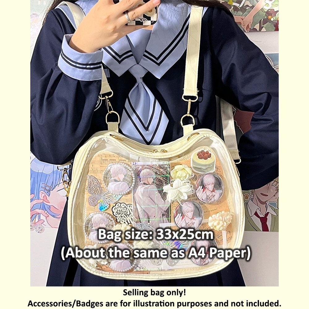 SG Japanese Bag Ita Bag Cute bag Itabag Ita Backpack Ladies bag Men bag Crossbody bag Concert bag Lolita Bag Kpop bag Shopee Singapore