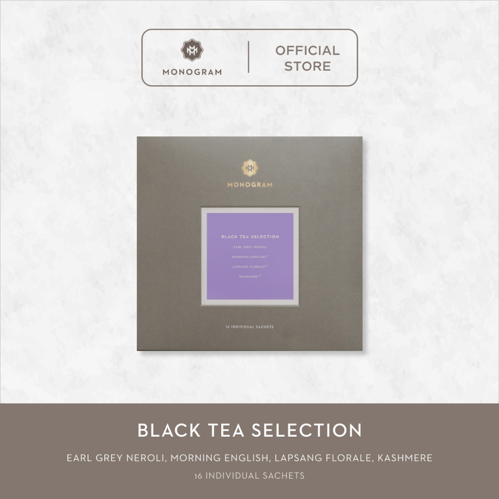 [MONOGRAM TEA] - Black Tea Selection (Earl Grey Neroli, Morning English ...