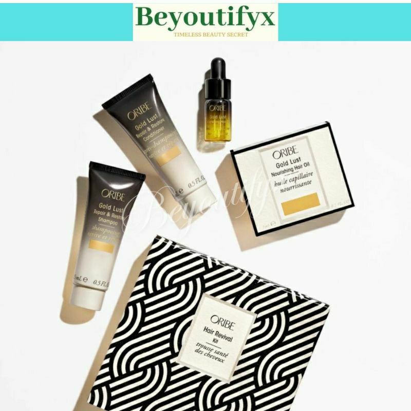 Oribe Hair Revival Kit ( Gold Lust Travel Kit ) | Shopee Singapore