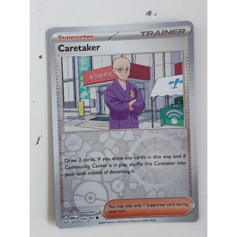 caretaker pokemon card - Twilight Masquerade Draw 2 cards Caretaker - 203/167 - SV06: