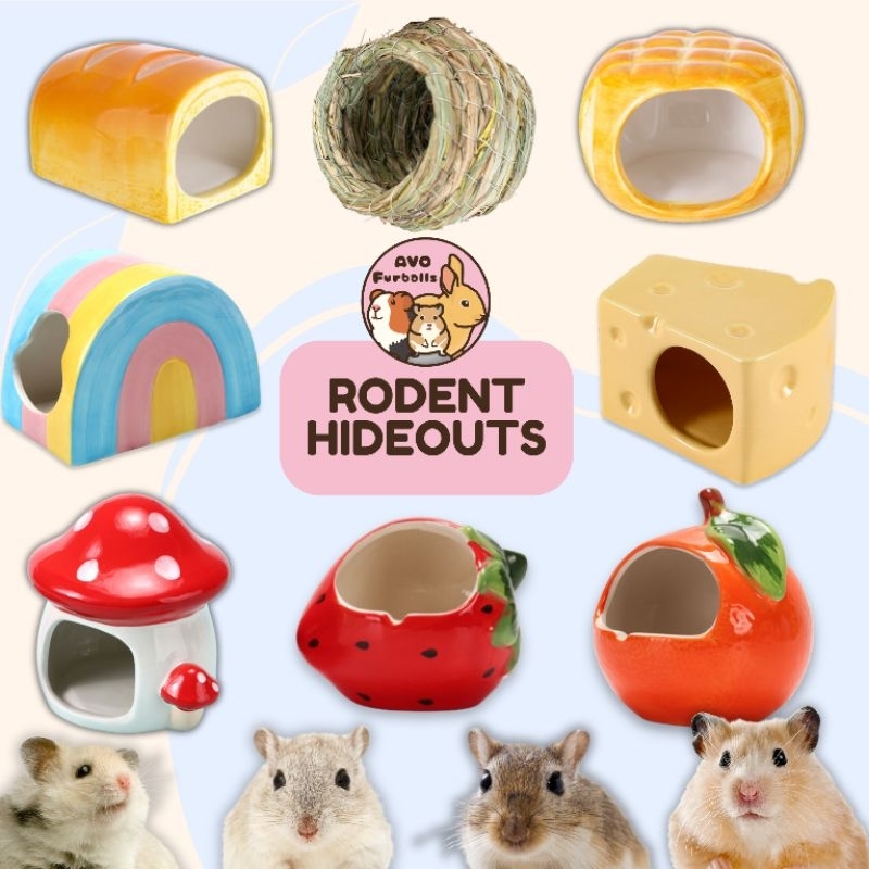 [SG] Sleeping Hideouts for Rodents Hamsters Gerbils Mice Rat Guinea Pig ...