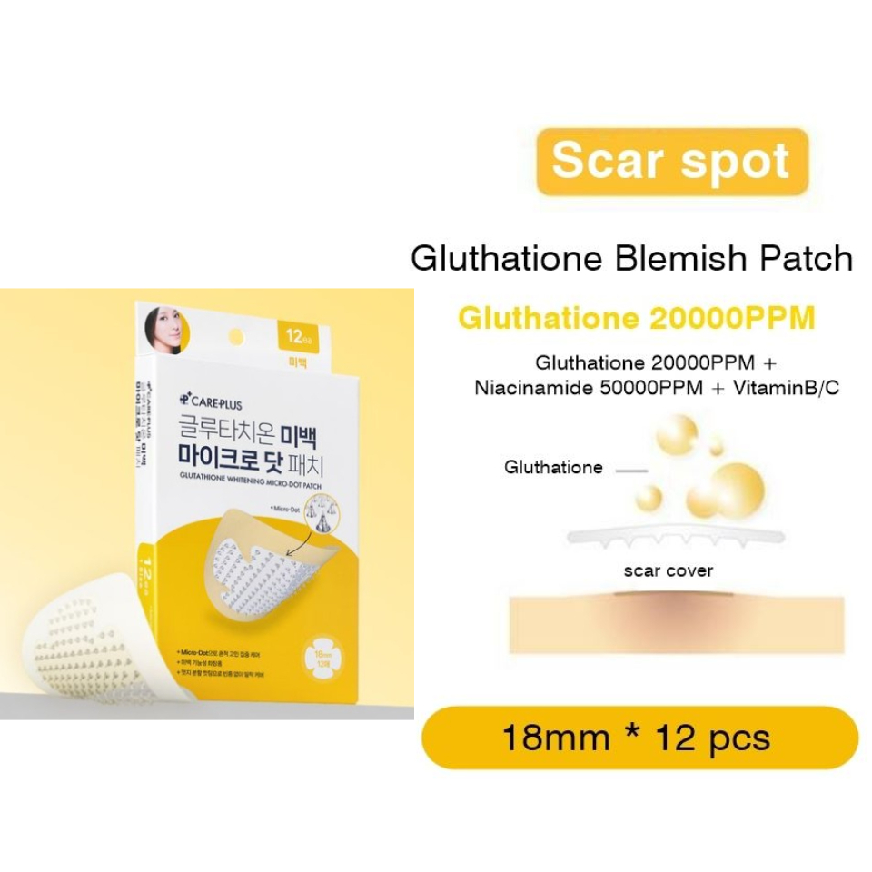 careplus glutathione blemish patch KOREA 🇰🇷 Microneedle Pimple / Zinc Trouble Micro Dot Patch / Gluthatione Whitening Micro Dot / care plus pinmple patch Furosemide Injection Glow Stack for Sale cut design helps the Size:8oz