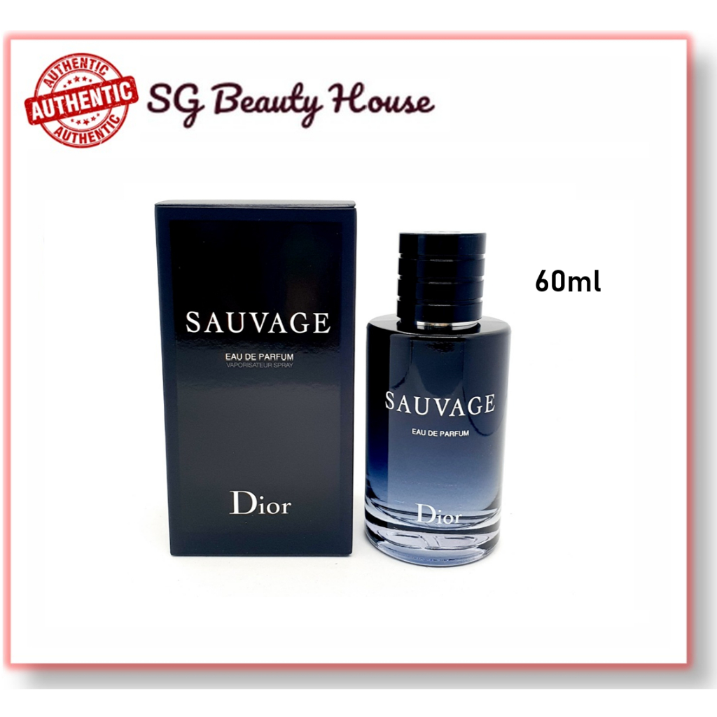 DIOR SAUVAGE MEN EDP 60ML/100ML SPRAY | Shopee Singapore