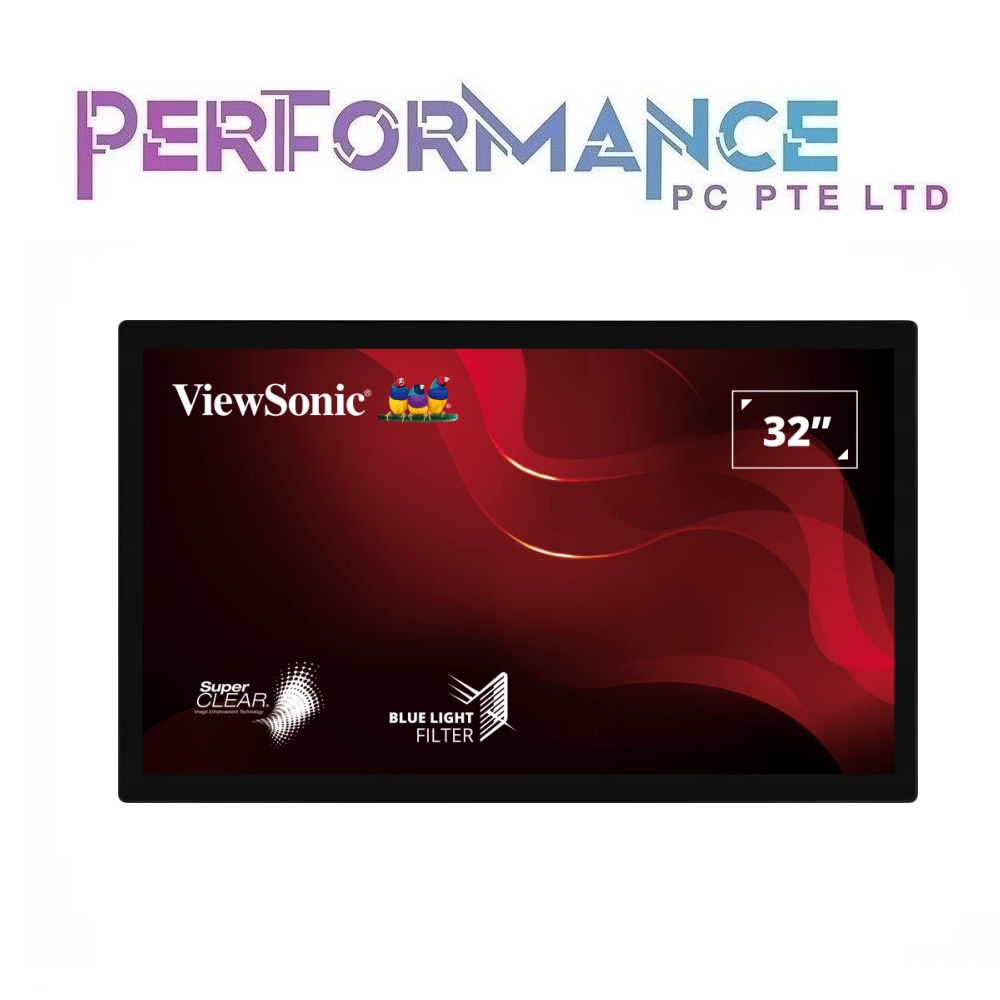 ViewSonic TD3207 32” Open Frame Touch Monitor with 24/7 Operation (3 ...
