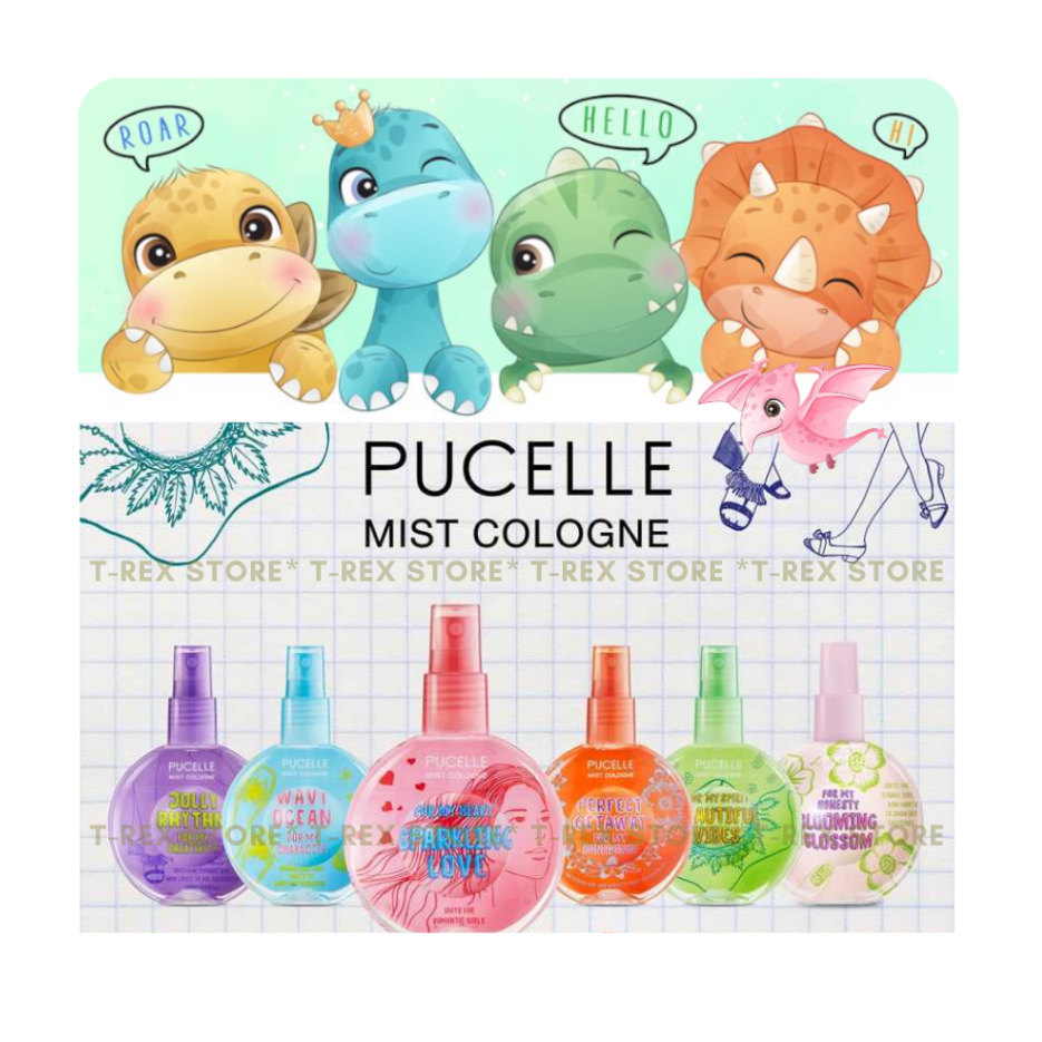 PUCELLE Kids Friendly Mist Cologne Wavy Ocean, Jolly Rhythm