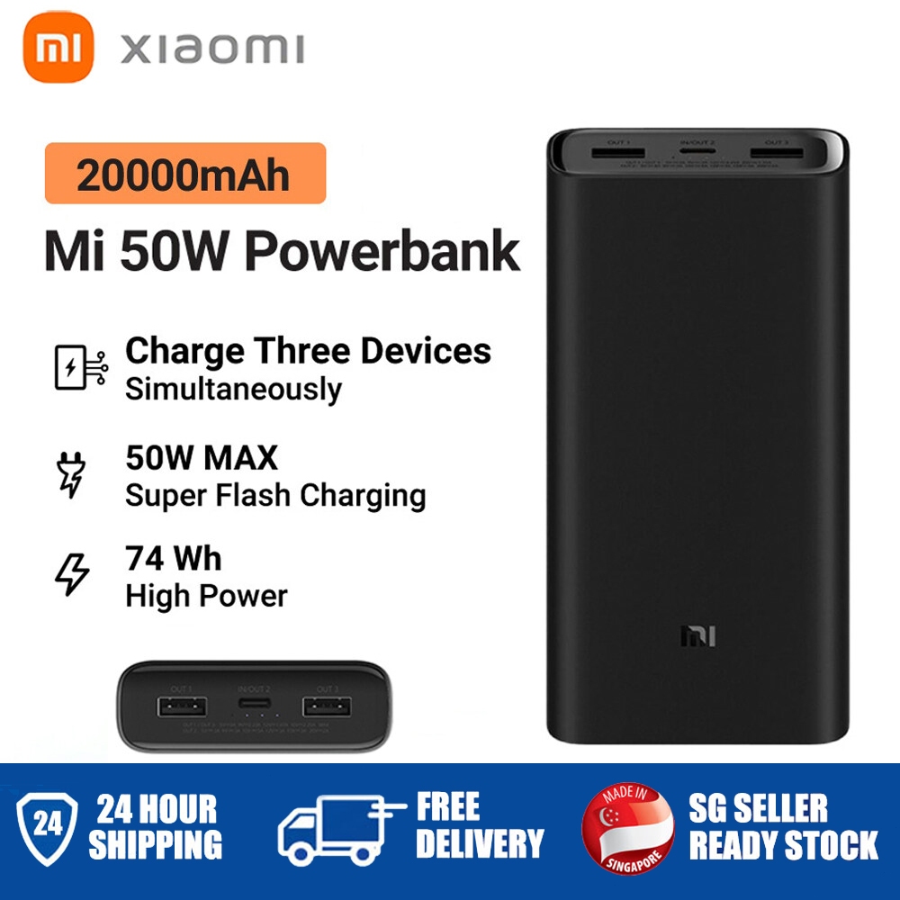 SG [In Stock]Xiaomi Powerbank 50W Powerbank PB200SZM 20000mAh ...