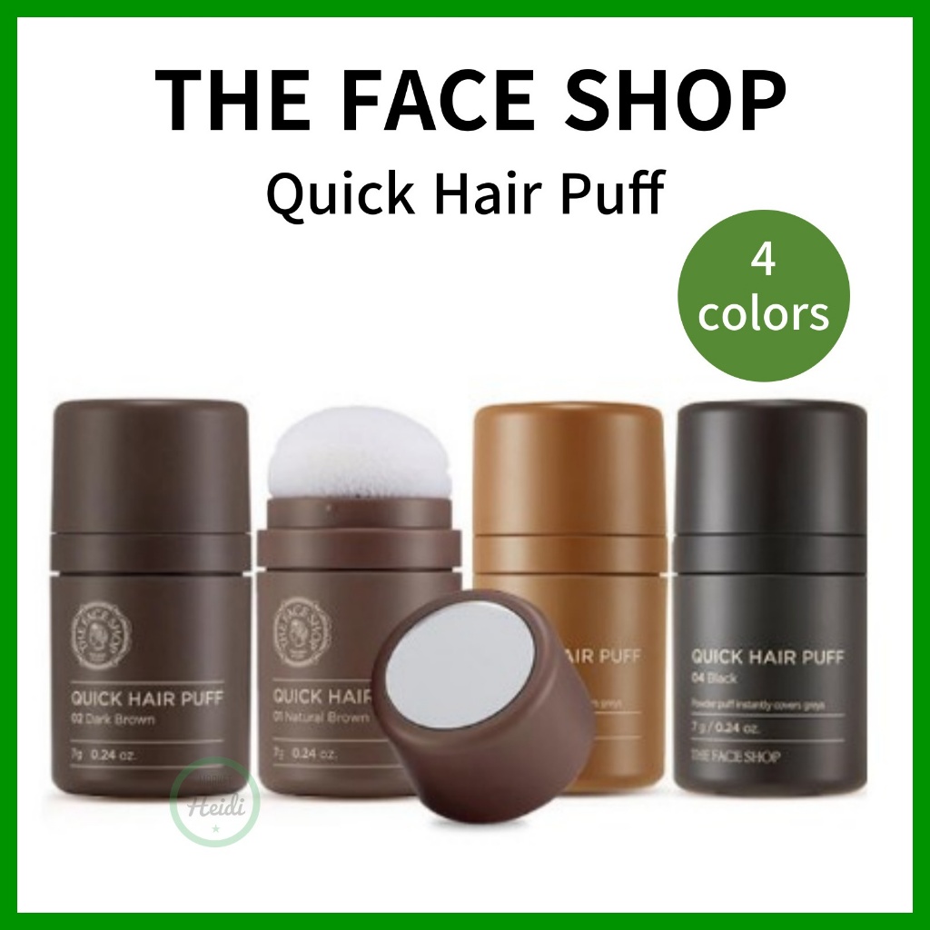 KOREA 🇰🇷 THE FACE SHOP Quick Hair Puff 4 colors / Hair Retouch Puff ...