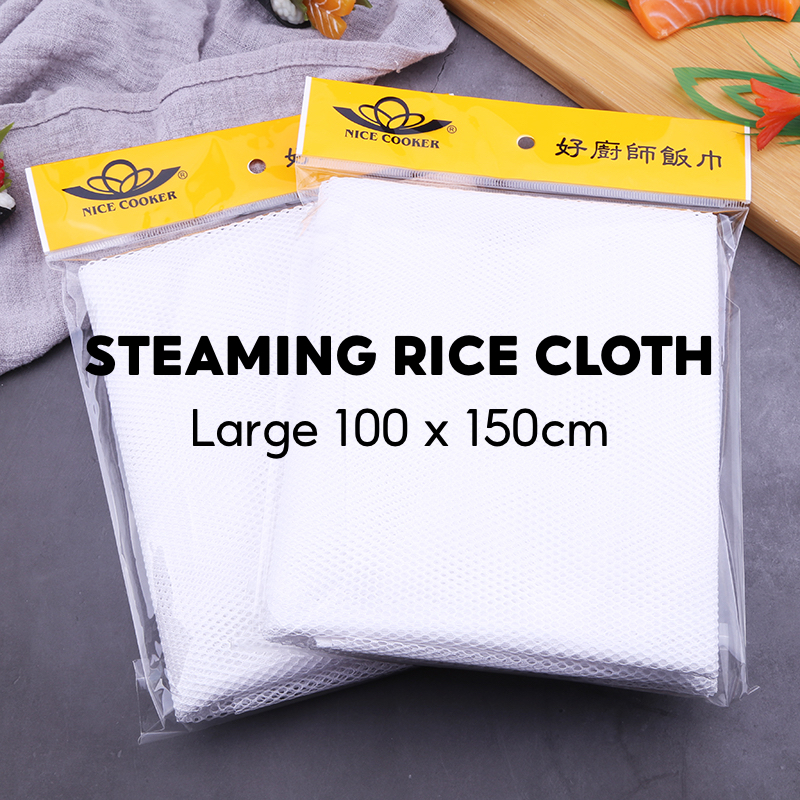 [SG STOCK] Steaming/Cooking Sushi Rice Cloth Napkin Towel Mesh Net ...