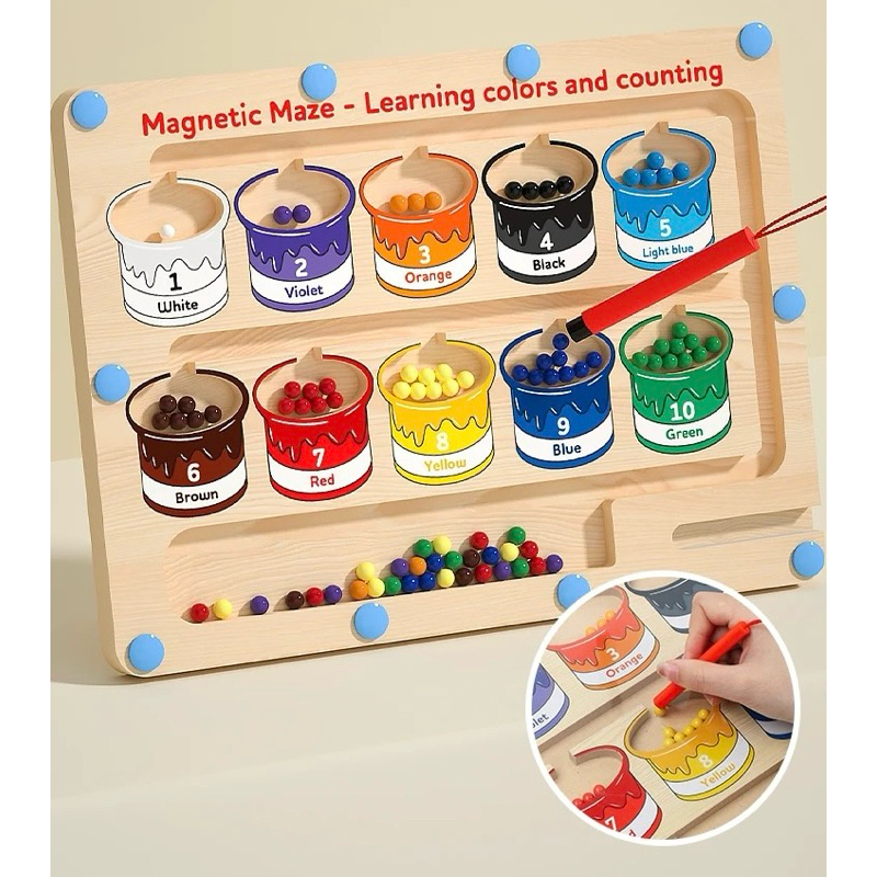 Montessori Colour Sorting Magnet Magnetic Board | Shopee Singapore