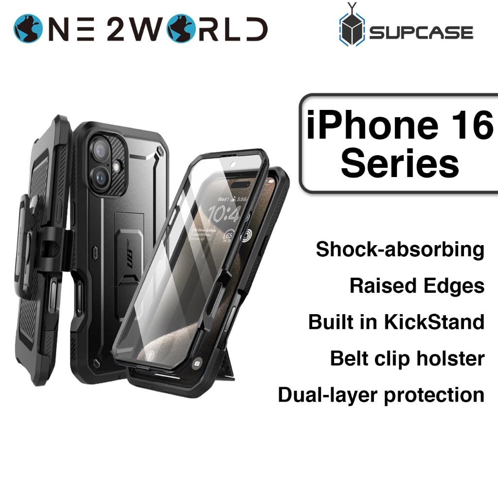 Supcase UB PRO Rugged Case for iPhone 16/Plus/Pro/Pro Max - Military ...