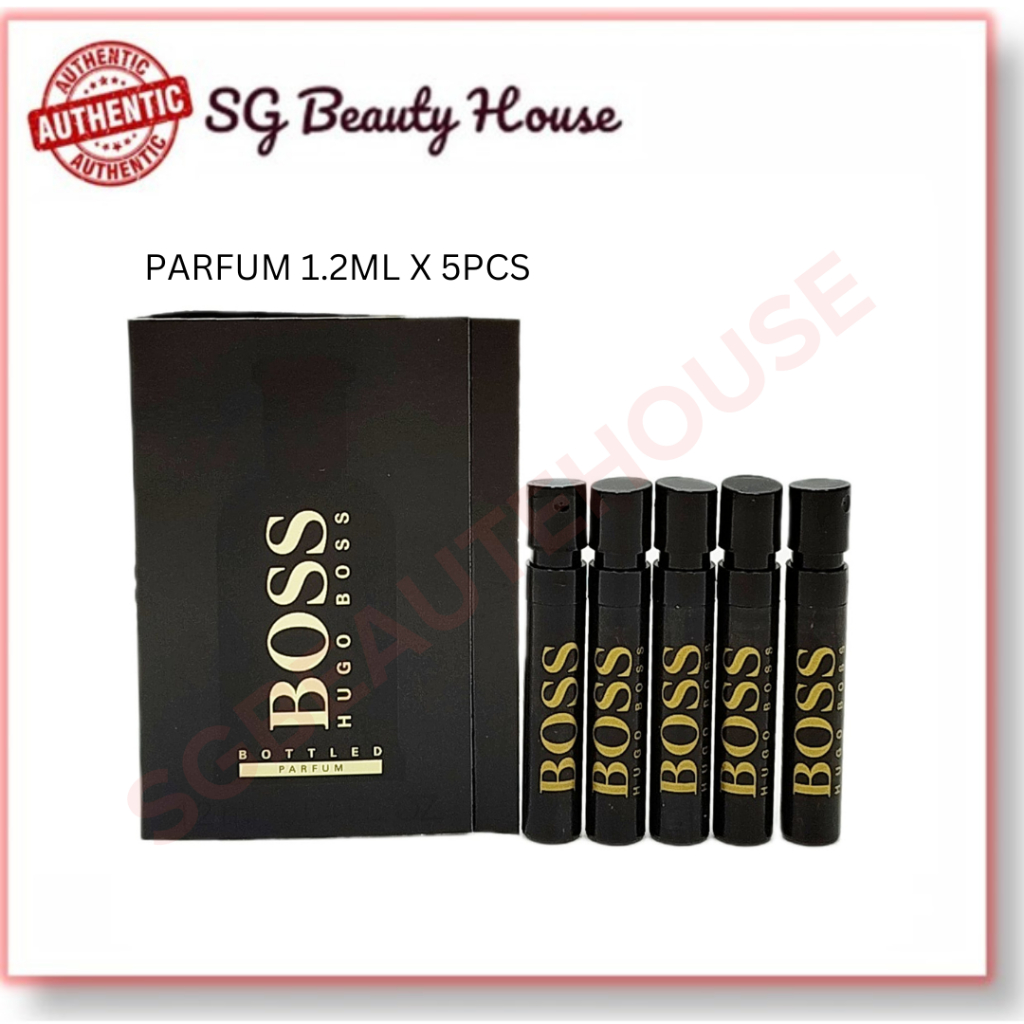 HUGO BOSS BOTTLED PARFUM SAMPLE SPRAY VIAL [1.2ML X 5PCS] | Shopee ...