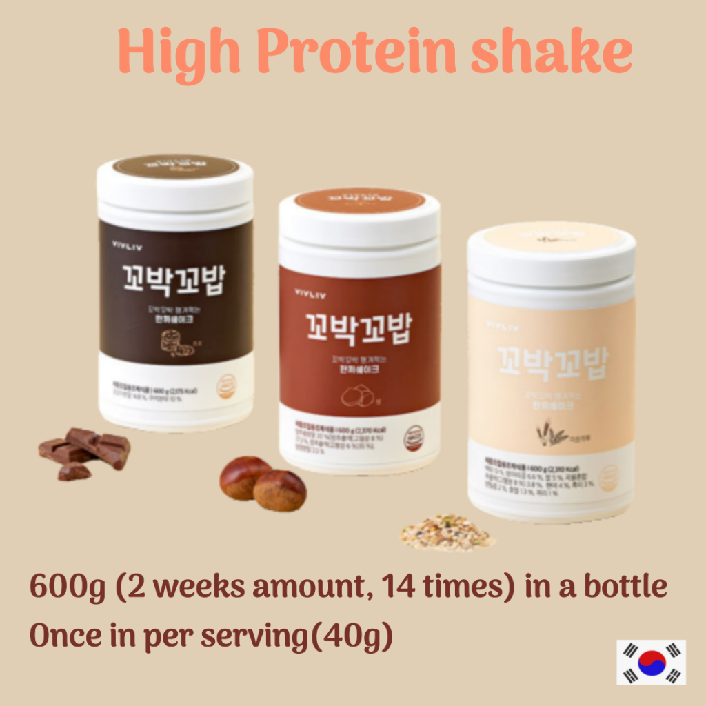 [VIVLIV] Kkobak Kkobab Meal Replacement Protein Shakes 600g | 14 ...