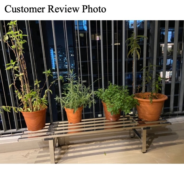Stainless Steel Plant Rack Bench Rack Planter Rack Outdoor Plant Rack ...