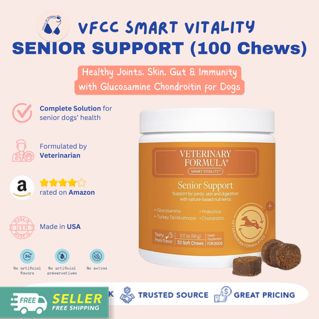 Veterinary Formula Smart Vitality Senior Dogs Supplement Joint Health