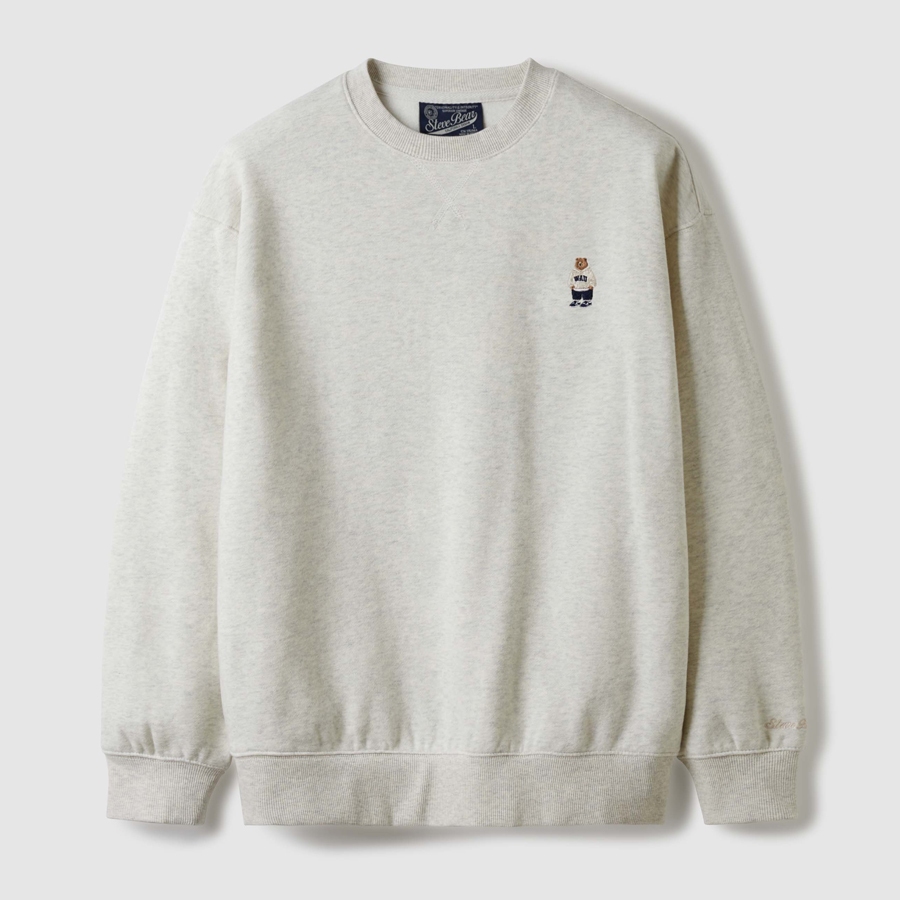 WHO.A.U] Steve Sweatshirt(Brushed) ｜WHMWE4T11U | Shopee