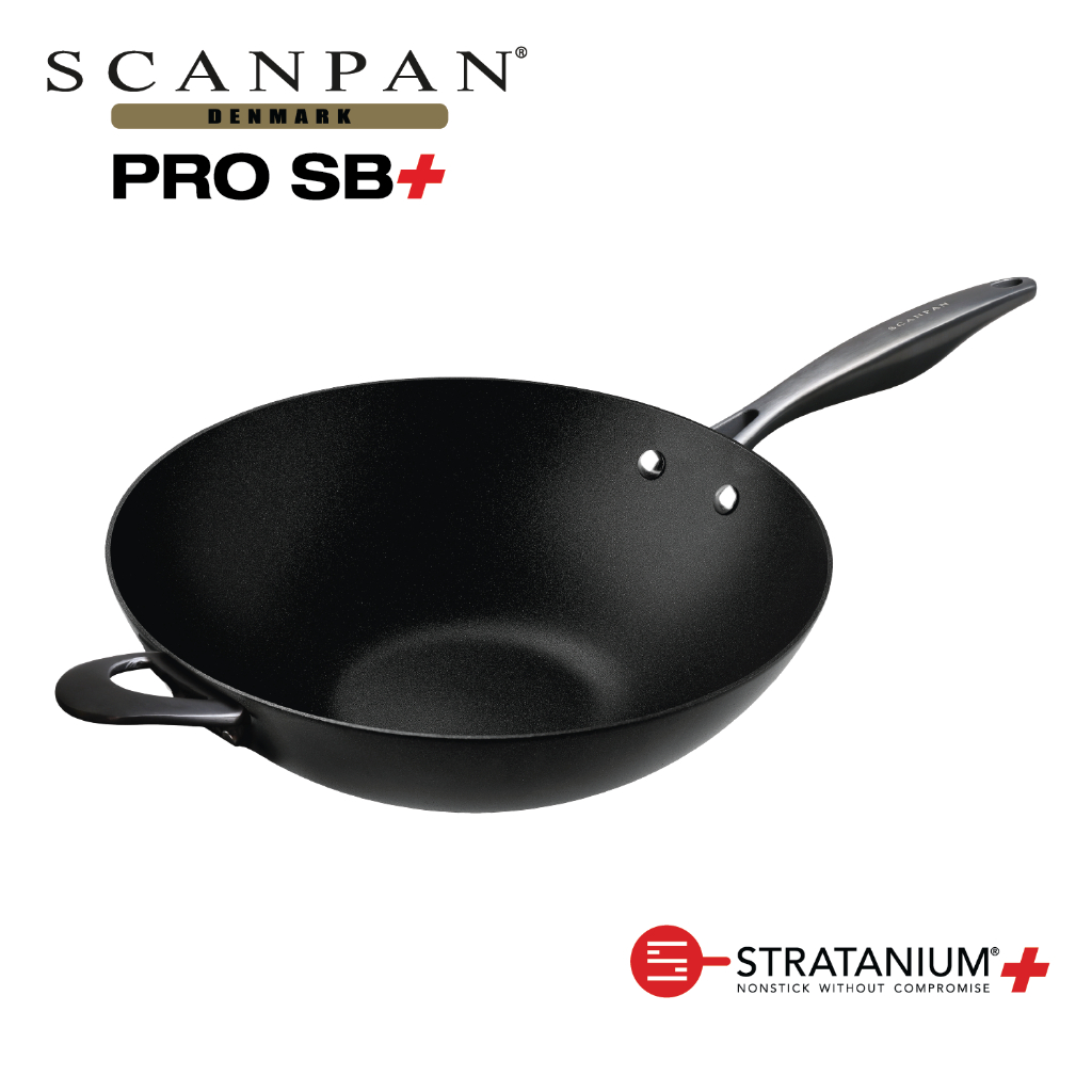 SCANPAN Pro SB+ 32cm Wok | Shopee Singapore