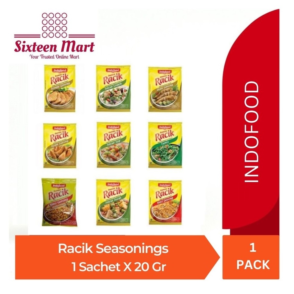 INDOFOOD RACIK Seasonings 1 Sachet x 20 gram (SG) | Shopee Singapore
