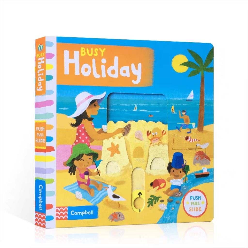 SG Stock】Campbell busy book Series children's Interactive Board