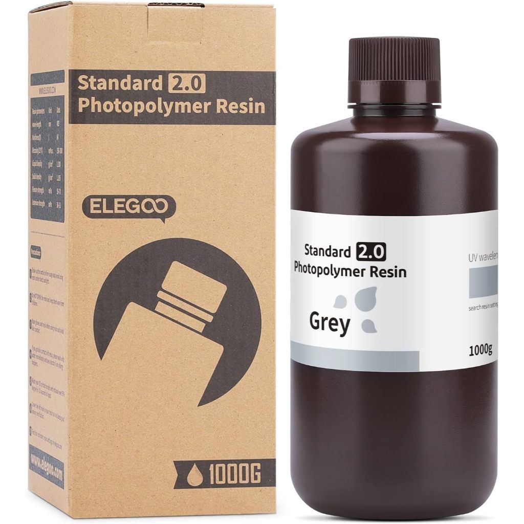 ELEGOO Standard 2.0 Resin 1KG for 3D Printer | Shopee Singapore