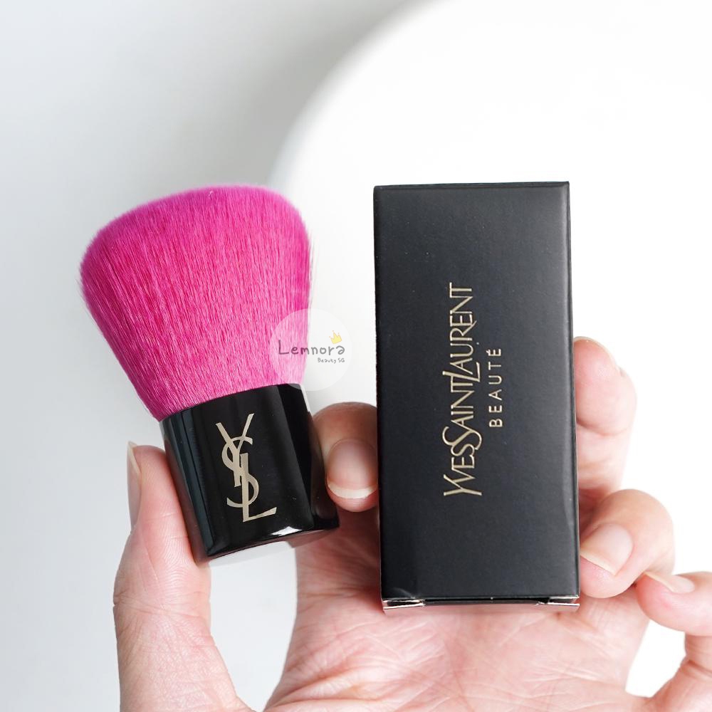 YSL Blush Kabuki Brush Nude Black Gold Fuchsia Black Color Shopee Singapore