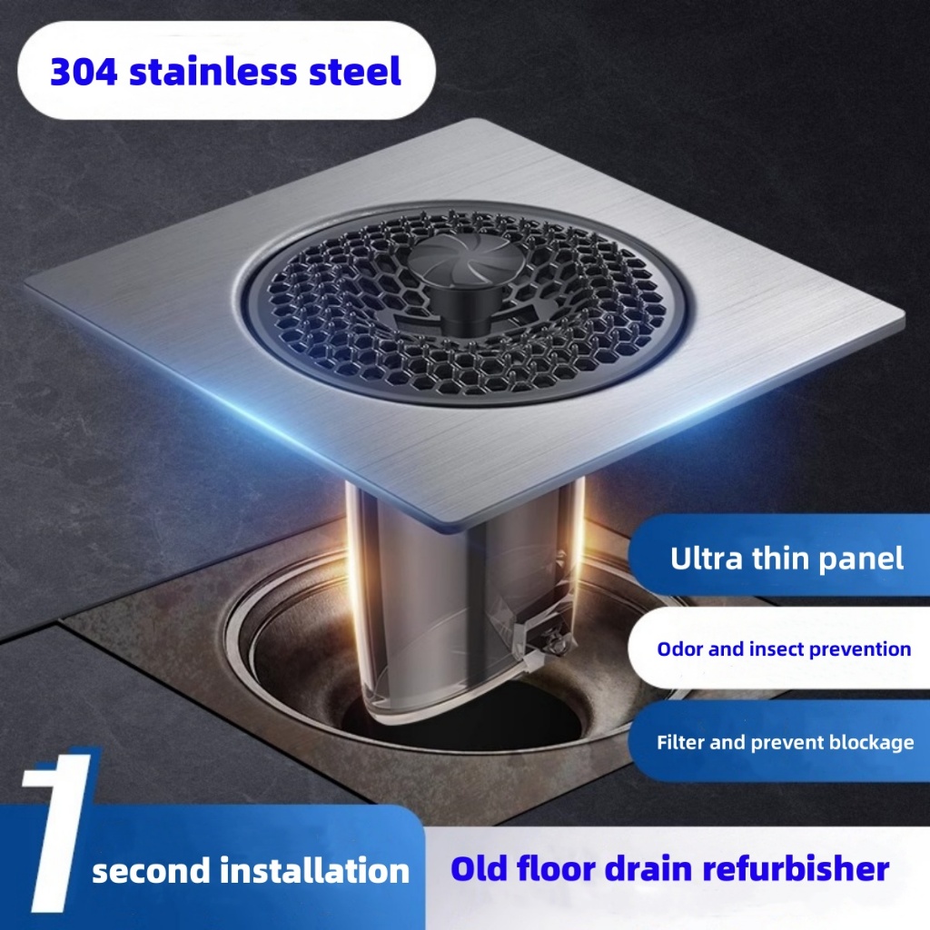 Universal toilet floor drain retreader Deodorizer Bathroom sewer ...