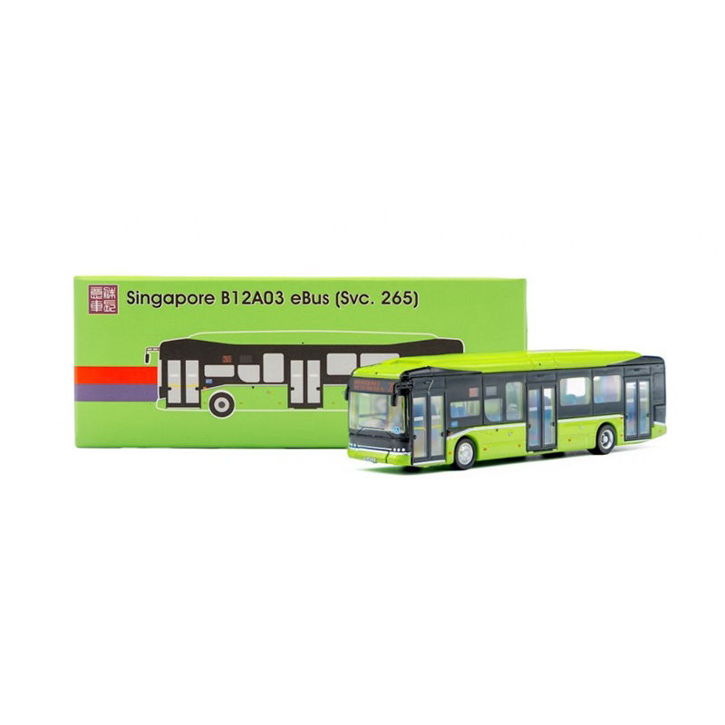 SG Seller: Singapore Bus Service 265 Single Deck 3 Door B12A03 ebus 1: ...