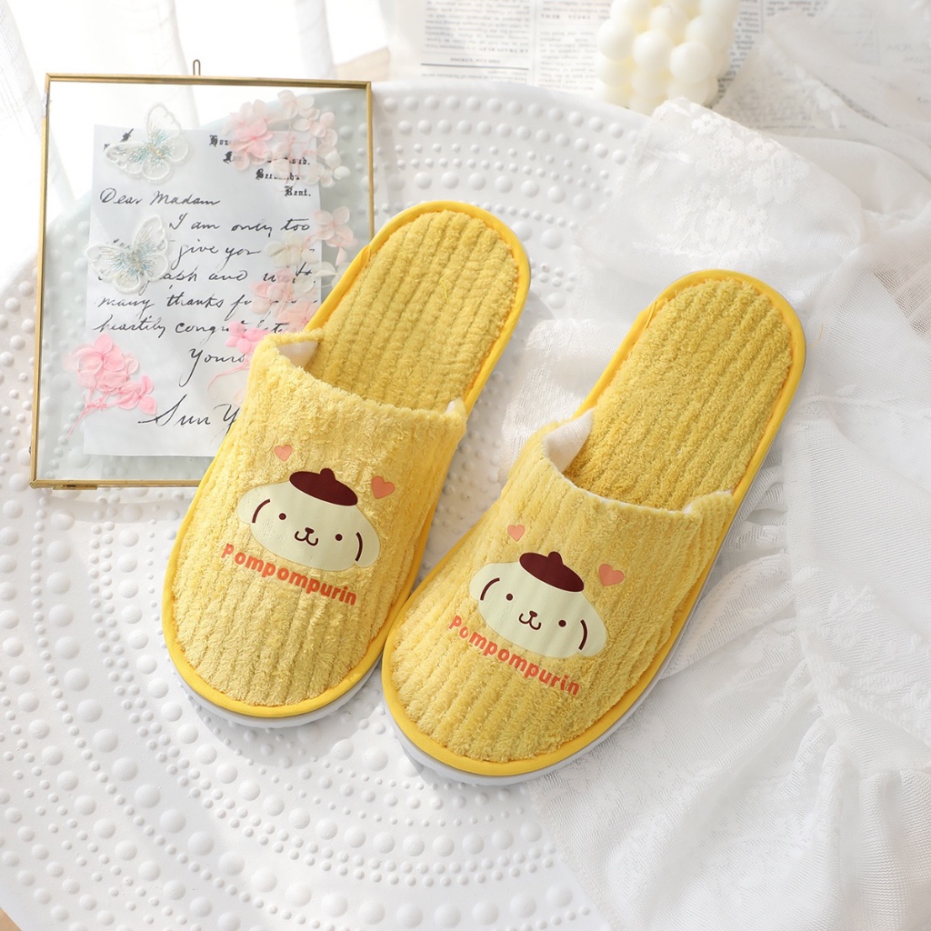 CHEAPEST Comfortable Bedroom Slippers Indoor Home Slippers Cute Fluffy Slippers Anti Slip Slippers Plush Shopee Singapore
