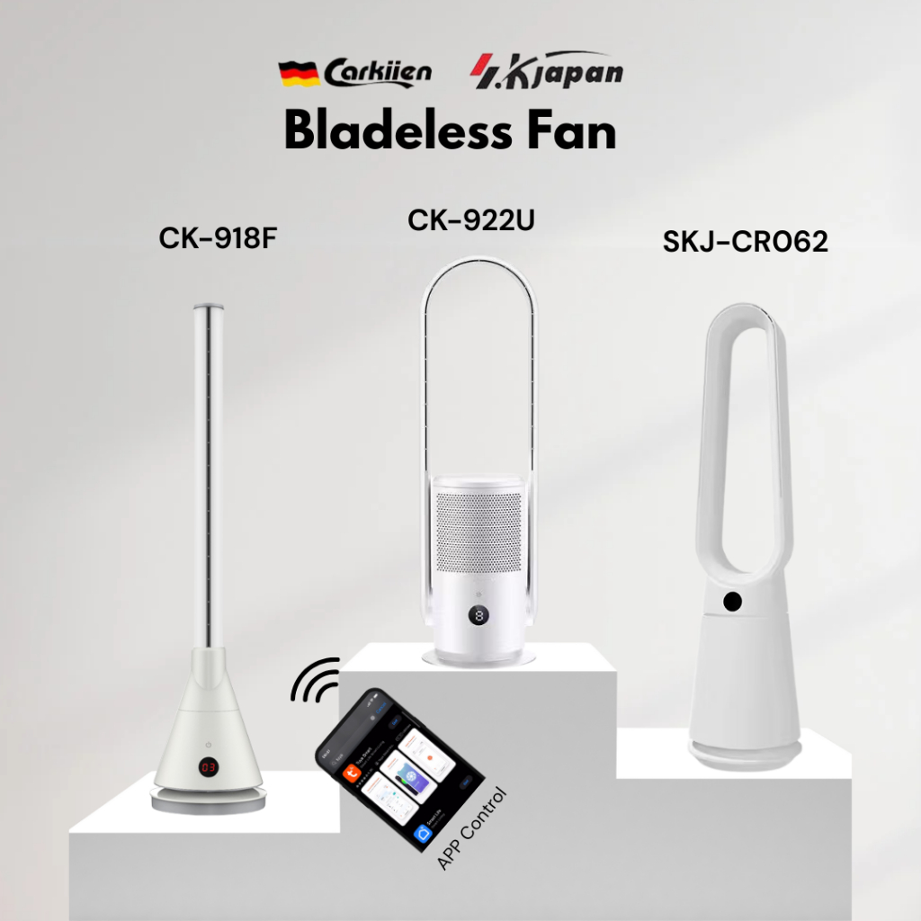 Carkiien SK Japan Germany Technology Bladeless Fan Mobile App Control ...