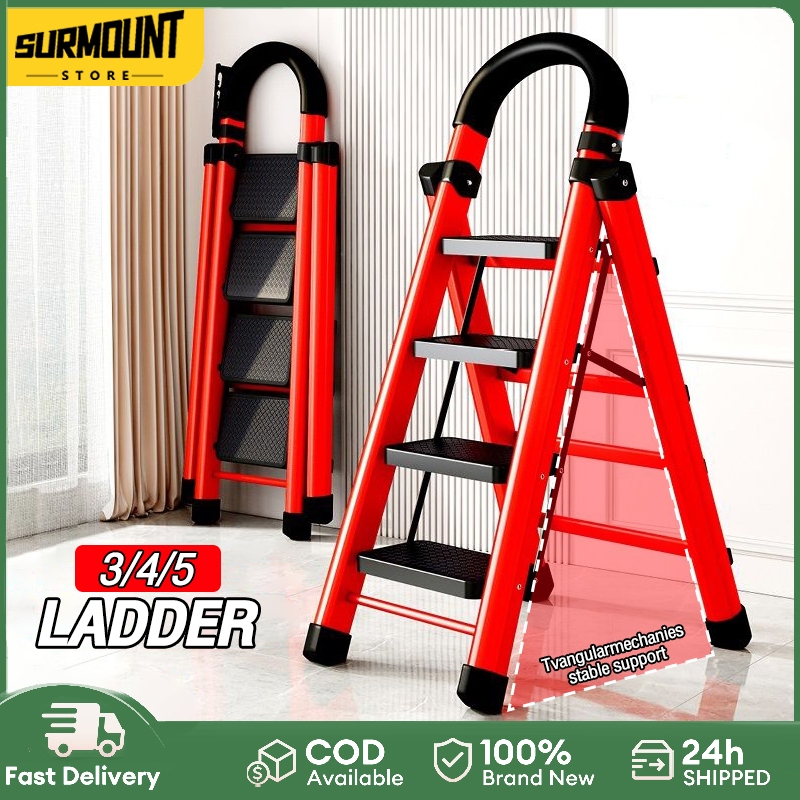 Collapsible ladder Carbon steel thick ladder 3/4/5/6 step ladder ...