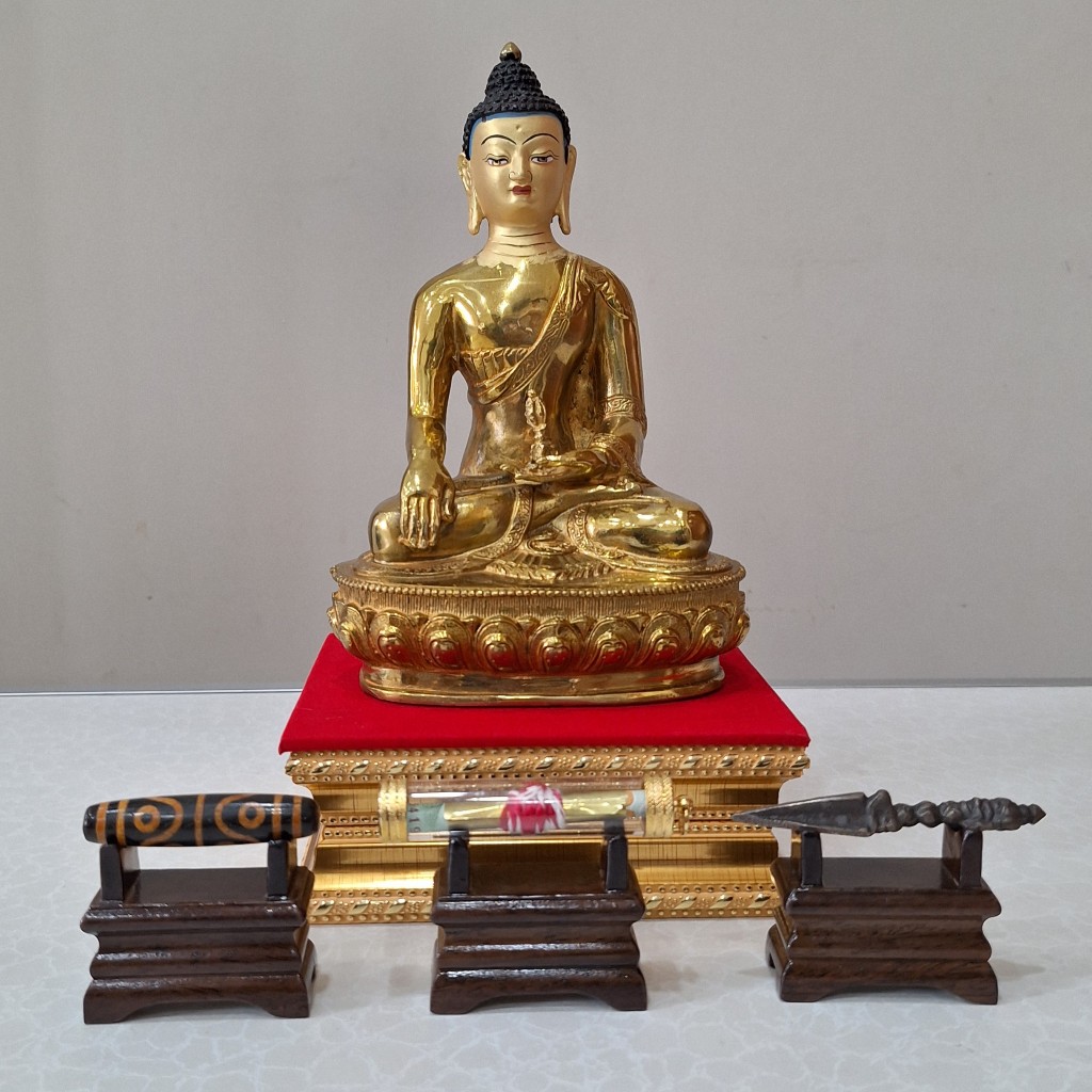 Altar Table Solid Wood Offering Stand For Thai Amulet Takrut Tibetan ...