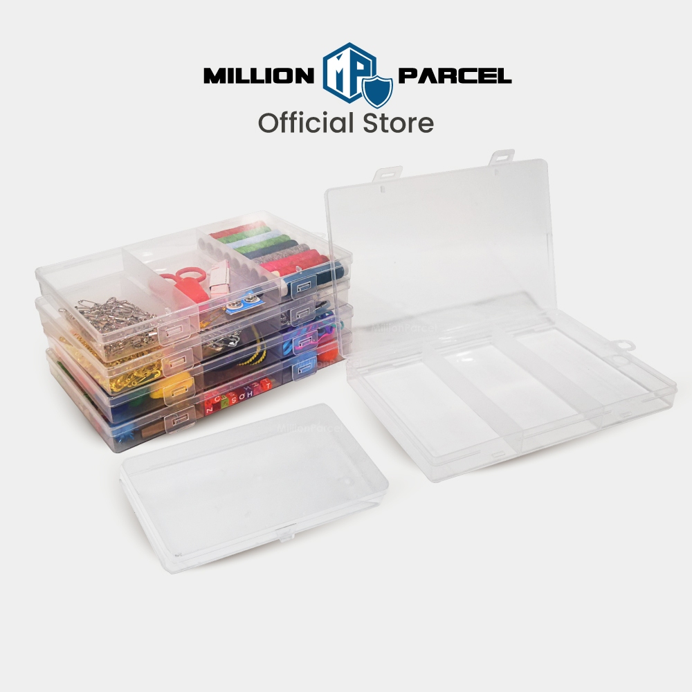 Transparent Plastic Storage Box | Multi-compartment Box | Thread ...