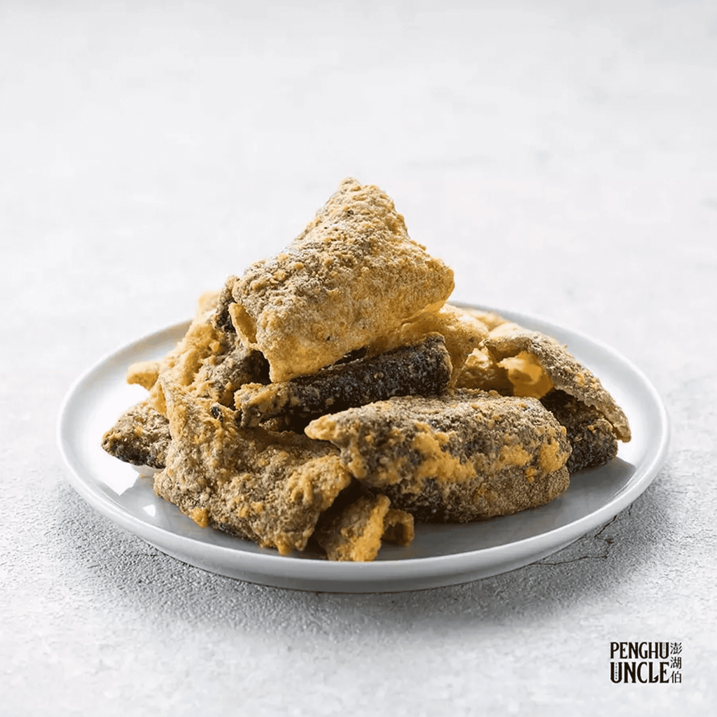 [NEW] Penghu Uncle Salted Egg Yolk Fish Skin 70g - Taiwan Crispy Cod ...