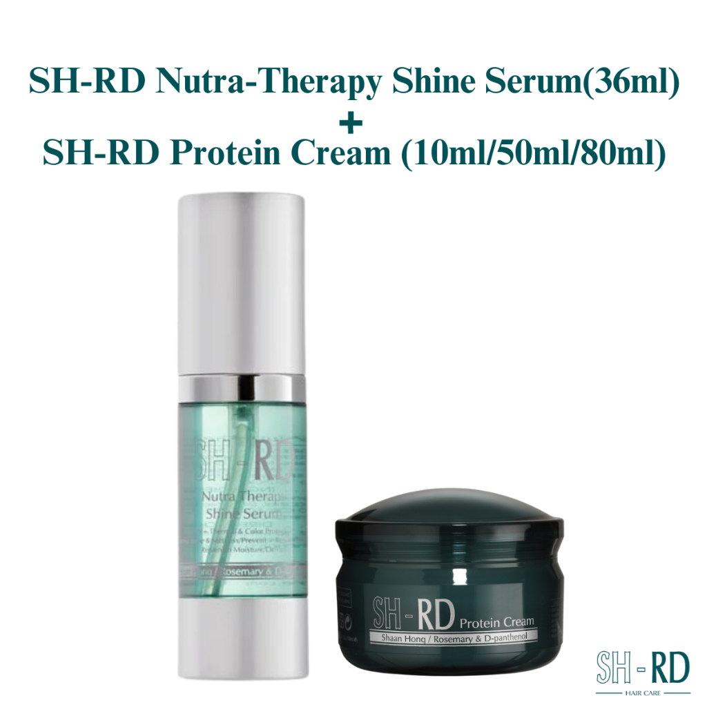 Sh-rd Protein Cream & Nutra-Therapy Shine Serum Set | Shrd Protein Hair ...