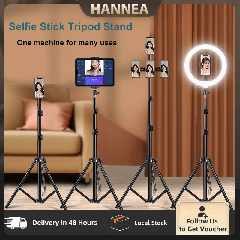 Hannea Tablet Floor Stand Portable 360°Adjustable Tablet Cell Phone ...