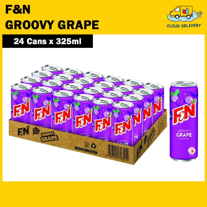 F&N Can Drink - Groovy Grape (24 x 325ml) | Shopee Singapore