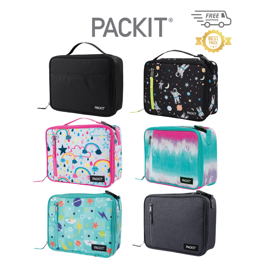 PackIt Freezable Classic Lunch Box - Assorted Designs | Foldable ...