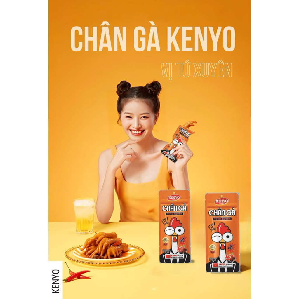 Chân Gà Kenyo Vị Tứ Xuyên-Kenyo Chicken Feet Sichuan Flavor-320G ...