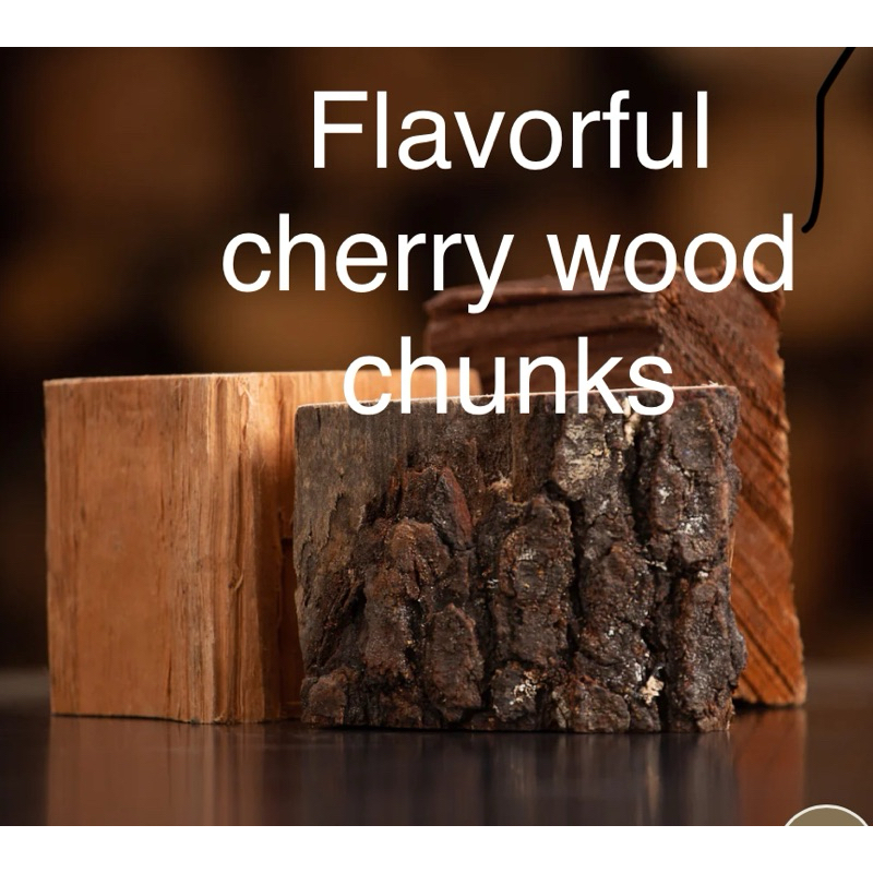 flavorful bbq Cherry SMOKING Wood fired flavor CHUNKS 4kg . bbq grill
